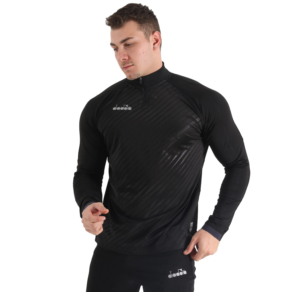 Diadora Elite Antrenman Eşofman Üstü Siyah