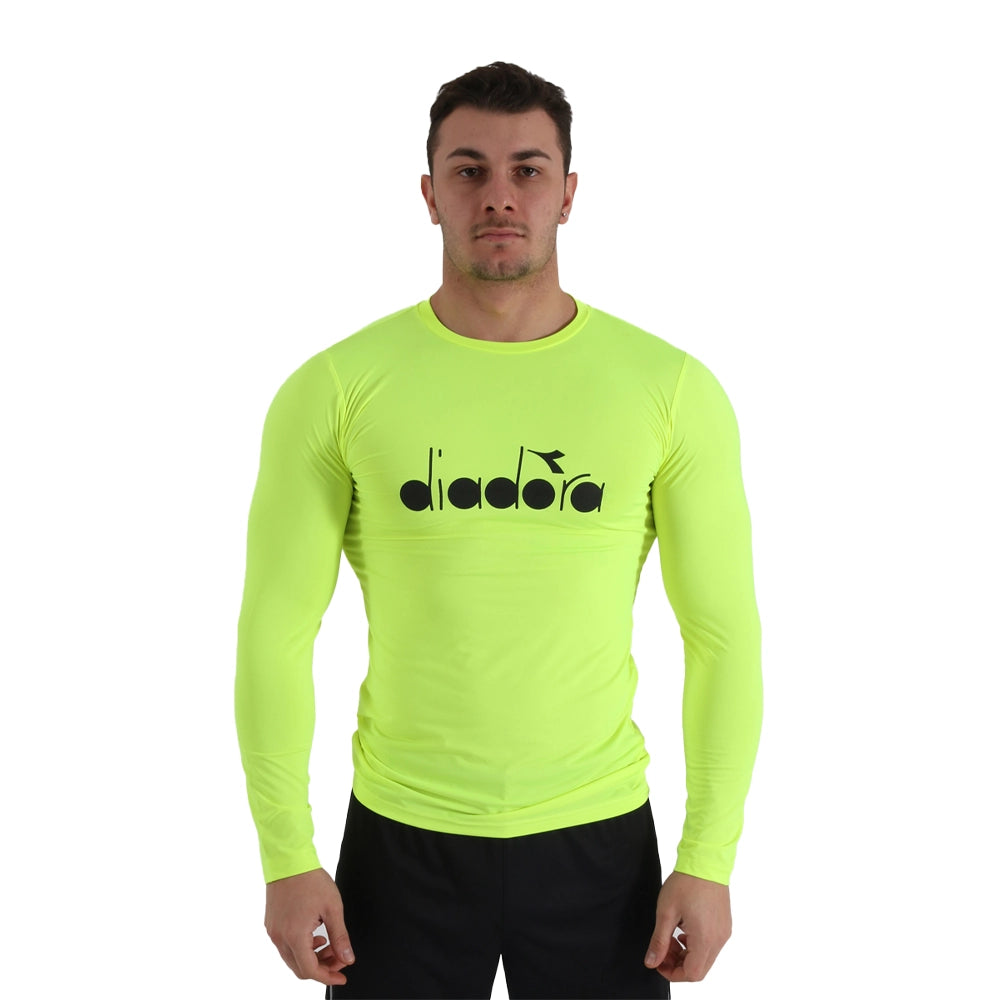 Diadora Soloben Uzun Kollu İçlik Neon Sarı
