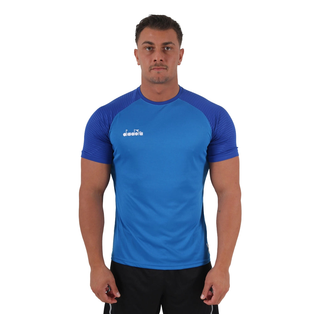 Diadora Premium Antrenman Tişört Saks Mavi