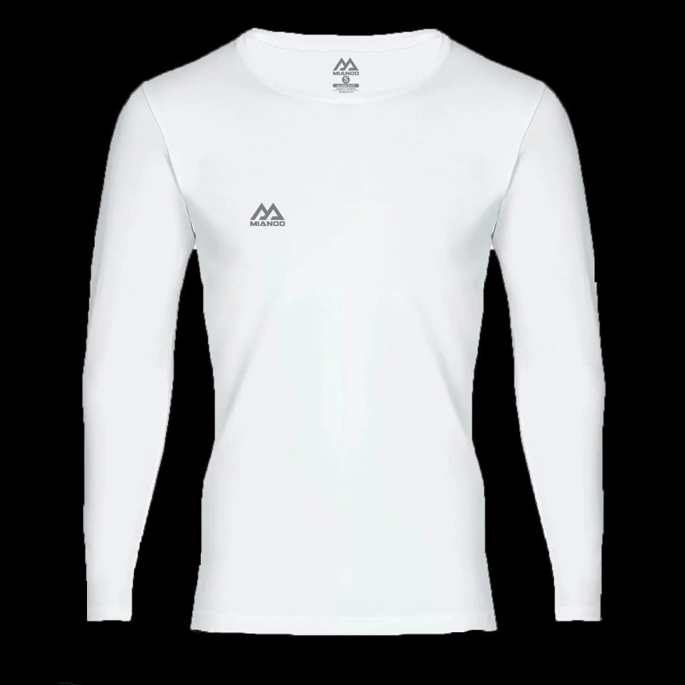 Mianoo Uzun Kollu Pro Sporcu İçliği Beyaz