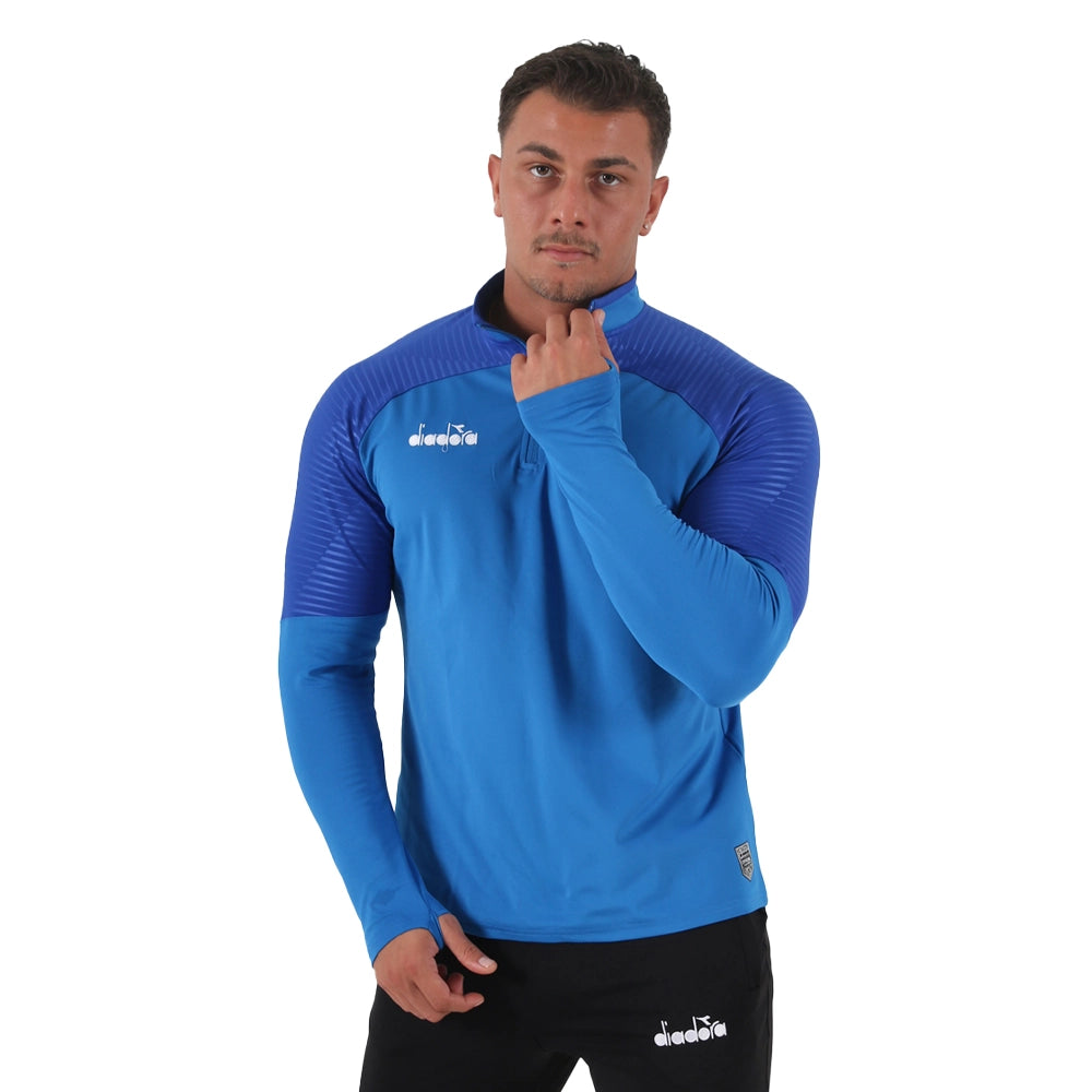 Diadora Premium Antrenman Eşofman Üstü Saks Mavi
