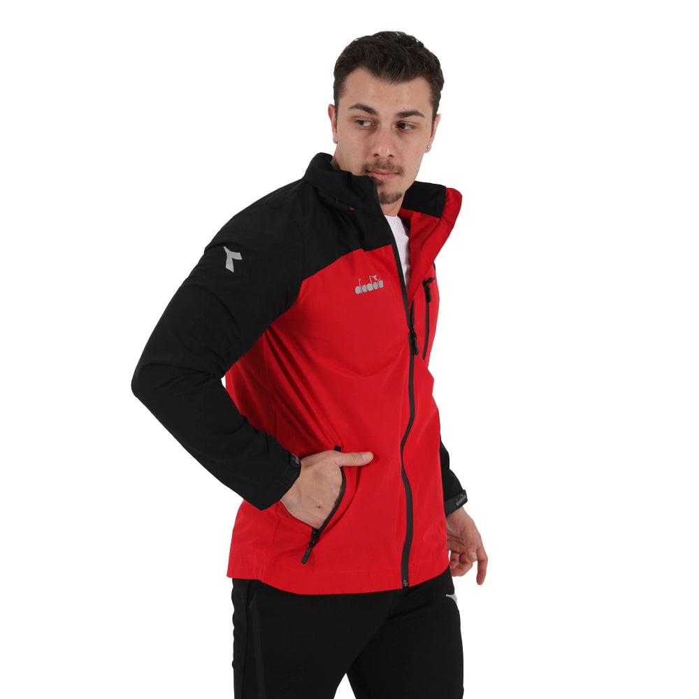 Diadora Elite Yağmurluk Kırmızı-Siyah