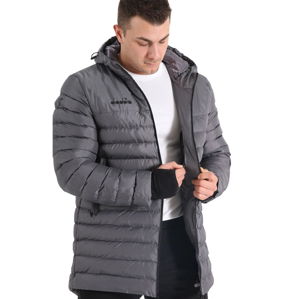 Diadora Motto Anorak Uzun Mont Gri